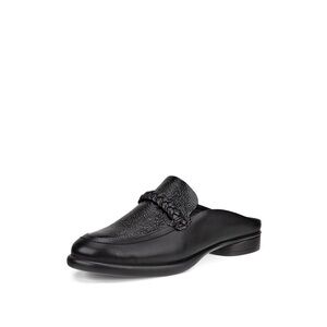 Woman's Black Leather Loafers
